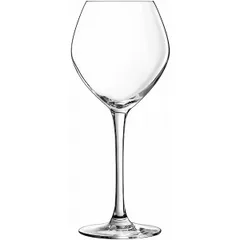 Wine glass “Vine Emotions”  chrome glass  350 ml  D=60/95, H=210mm  clear.