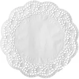 Настольные подкладки кружевные[100шт] бумага D=38,L=38,B=38см белый