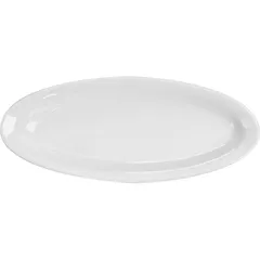 Dish “Kunstwerk” oval  porcelain ,H=2,L=22,B=8cm white