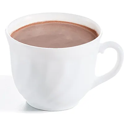 Чашка чайная «Трианон» стекло 280мл D=90,H=75мм белый, Объем по данным поставщика (мл): 280, изображение 2