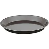 Противень для пиццы голуб.сталь D=240,H=25,L=250,B=250мм черный