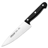 Нож поварской «Универсал» сталь нерж.,полиоксиметилен ,L=270/155,B=39мм черный,металлич.