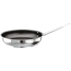 Frying pan (induction)  stainless steel, teflon  D=20, H=7, L=41, B=24 cm  black, metal.