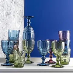 Хайбол (стакан) «Мадам» стекло 230мл D=8,H=10см зелен., изображение 2