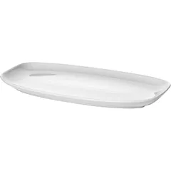 Блюдо «Клаб» прямоугольное фарфор ,H=2,9,L=36,B=210см белый, изображение 4