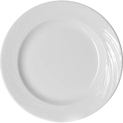 Тарелка «Спайро» мелкая фарфор D=250,H=25мм белый, Диаметр (мм): 250