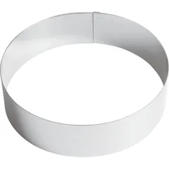 Pastry ring  stainless steel  D=22, H=6cm  metal.