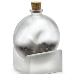 Набор для ручного перемалывания специй стекло ,H=105,L=80мм полупрозр., изображение 2