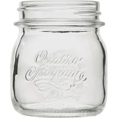 Jar "Quattro Stagioni" round without lid  glass  250 ml  D=65/80, H=93mm  clear.