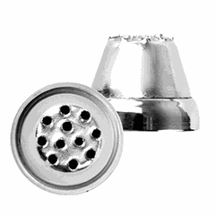 Pastry nozzle “Grass”  stainless steel  D=22/13, H=18mm  metal.