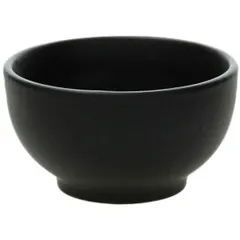 Salad bowl “Vulcania”  porcelain  D=9cm  black