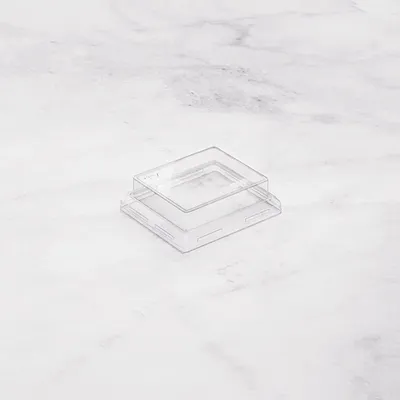 Крышка для бумажного контейнера OneClick 250 мл пластик ,H=20,L=85,B=100мм прозр.