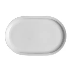 Тарелка «Эр-гоу!» овальная керамика ,H=2,L=31,B=20см белый