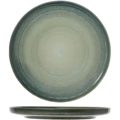 Plate “Destino Green” ceramics D=25cm green.