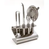 Набор барменский 5 предм. сталь нерж. ,H=150,L=190,B=75мм серебрист.