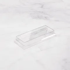 Крышка для бумажного контейнера OneClick 700 мл пластик ,H=20,L=215,B=85мм прозр., изображение 2