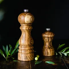 Мельница для перца «Париж Олива» дер. олива ,H=18см деревян., изображение 2