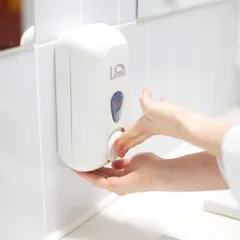 Диспенсер для жидкого мыла заливной 1л белый, изображение 2