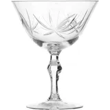 Champagne saucer “Flower” crystal 300ml D=12,H=14.5cm