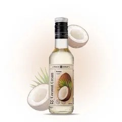 Syrup “Coconut” Pinch&Drop glass 250ml D=54,H=202mm