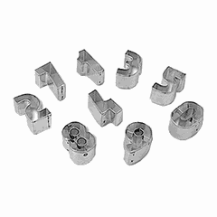 Set of pastry molds “Numbers from 0-9” [10 pcs]  stainless steel.