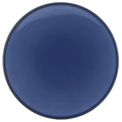 Plate “Ekinoks” for bread  porcelain  D=16, H=2cm  blue