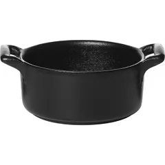 Форма для запекания овальная фарфор 80мл ,H=42,L=75,B=70мм черный