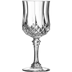 Wine glass “Longchamp”  chrome glass  250 ml  D=70, H=185 mm  clear.