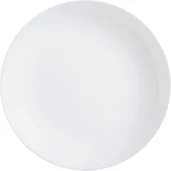 Deep plate “Evolutions White”  glass  0.95 l  D=21, H=4 cm  white