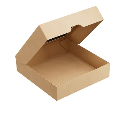 Контейнер бумажный OneBox с крышкой картон 1,5л ,H=48,L=200,B=200мм св.корич., Цвет: Светло-коричневый, Объем по данным поставщика (мл): 1500, изображение 2