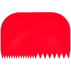 Шпатель кондитерский[10шт] пластик ,H=15,L=145,B=100мм красный