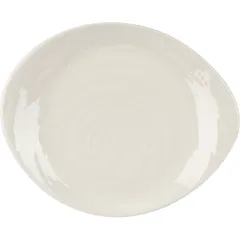 Plate “Scape” porcelain ,H=30,L=305,B=270mm white