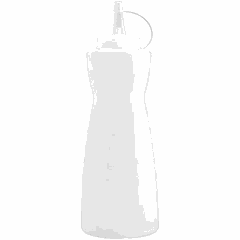 Емкость для соусов пластик 0,69л D=7,H=26см прозр.