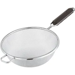 Sieve(Lhandles=17cm) D=14cm metal, black