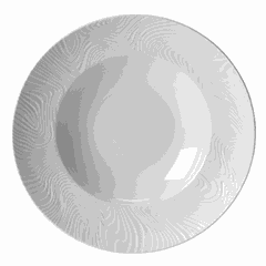 Plate for pasta “Optic” porcelain 450ml D=300,H=55mm white