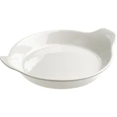 Portion frying pan “Londri”  porcelain  130 ml  D=128, H=35mm  white