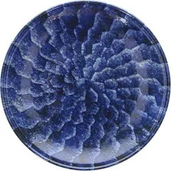 Plate “Alicudi” porcelain D=28,H=3cm blue