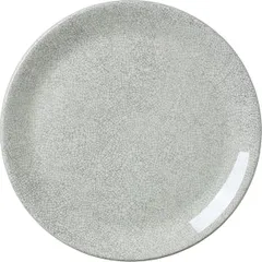 Тарелка «Инк Грэй» мелкая фарфор D=20,2см белый,серый