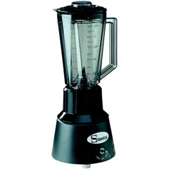 Blender professional plastic flask  1.25 l  600 w  black, metal.