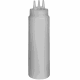 Емкость для соусов с тремя носиками пластик 0,69л D=7,H=26см белый