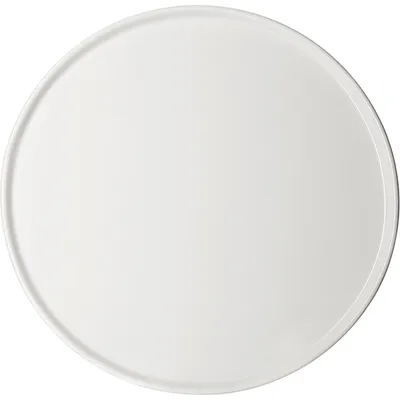 Блюдо «Кунстверк» круглое фарфор D=33,H=1см белый, Диаметр (мм): 330