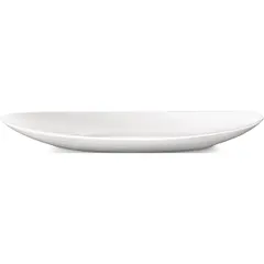 Dish “Prometeo” oval glass ,L=31.5,B=26cm white