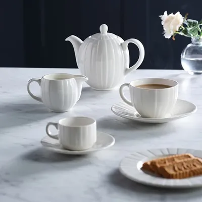 Чашка чайная «Алина» фарфор 227,5мл D=89/45,H=80мм белый, изображение 3