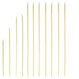 Шампурчики[250шт] бамбук ,L=250,B=3мм бежев.