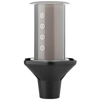 Аэропресс для кофе пластик 240мл D=16,2см серый,черный