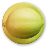 Пукли «Лимон»[12шт] пластик D=15мм желт.