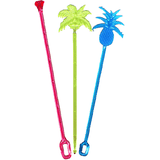 Мешалка «Ассорти»[50шт] пластик ,L=20см разноцветн.