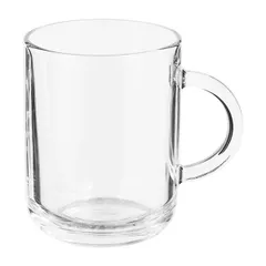 Кружка «Айконик» стекло 330мл D=77,H=103мм прозр., изображение 2