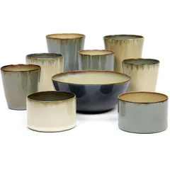 Салатник «Террес де Ревес» керамика 450мл D=137,H=60мм серый,синий, изображение 2