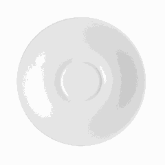 Блюдце «Эмбасси вайт» фарфор D=125,H=15мм белый